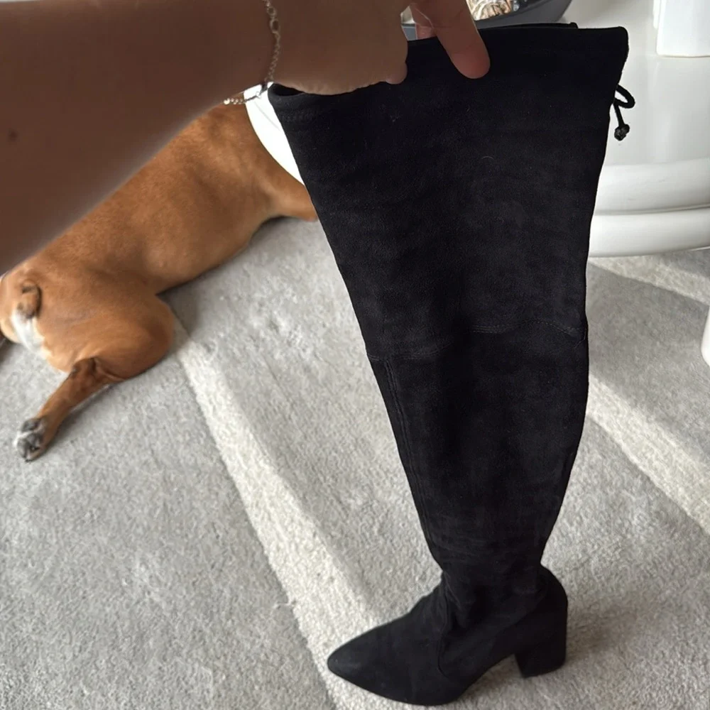 STUART WEITZMAN‎ Over The Knee Suede Boots